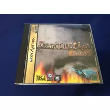 Destruction Derby - Sega Saturn Original Japonês Excelente