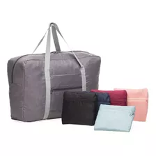 Bolsa De Viagem Dobrável Cor Variado Liso