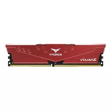 Memoria Ram 8gb 1x8gb 3200mhz T-force Vulcan Z Red