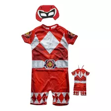 Fantasia Infantil Power Ranger Vermelho