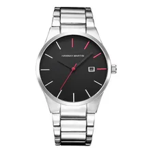 Relojes De Acero Inoxidable Hannah Martin Simple Para Hombre