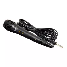 Micrófono Cableado Plug 6.3mm Con Cable De 5m Nsmicp5