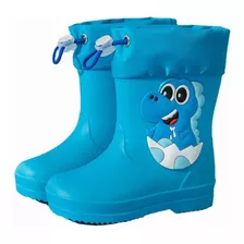 Bota Impermeable Lluvia Niños Con Jareta Botas De Plastico