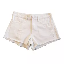 Short Ossira De Jean Blanco C/roturas.art120