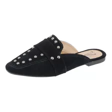 Sapatilha Sapato Feminino Mule De Tachinha Confort Leve M44