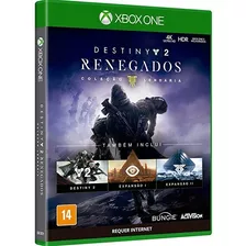 Jogo Destiny 2 Renegados Coleção Lendária Xbox One