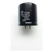 2 X Capacitor Eelctrolitico 7000uf 63v Panasonic 105° Japan