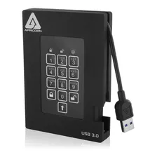 Apricorn 4tb Aegis Fortress Fips 140-2 Level 2 Secure Usb 3.