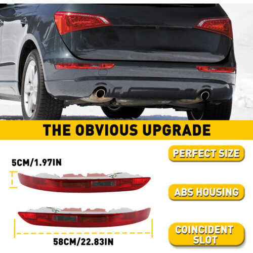 For 09 10 11 12 13 14 15 16 Audi Q5 Rear Bumper Reflecto Aab Foto 5