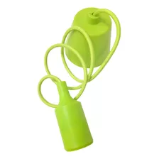 Pendente Soquete 1e27 Silicone Verde