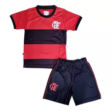 Uniforme Infantil Flamengo Listrado Oficial