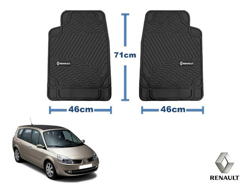 Tapetes Big Truck Logo Renault Scenic 2005 2006 2007 2008 Foto 2