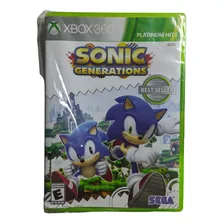 Jogo Sonic Generations Xbox 360 Lacrado Capa Quebrada Ler!