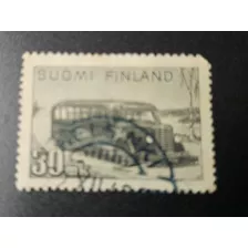 Sello Postal Finlandia - Transporte Postal 1946