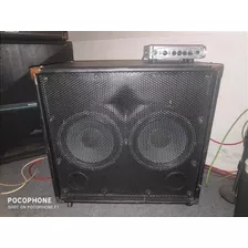 Cabezal De Bajo Gallien Krueger Mb200+bafle 2x10 Eminence