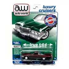 Cadillac Coupe Deville 1975 Ultra Red Chase Auto World 1/64