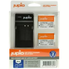 Jupio Pair Of Li-90b Batteries And Usb Single Charger Value