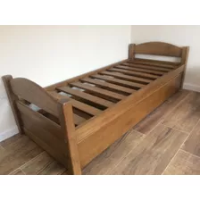 Cama Marinera, 100% Madera Maciza, Excelente Calidad- Ártico Color Marrón