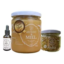 Pack 1 Miel De Ulmo + Propoleo + Polen Mundomiel 100%natural