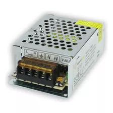 Fuente Metálica De Alimentacion 12v 3a Luces Tiras Led