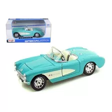 Chevrolet Corvette 1957 Maisto 1:24 Edición Especial