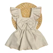 Vestido Romper De Bebê Menina Princesa Clássico Atemporal