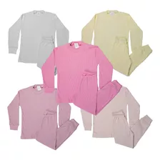 Kit 10 Pijamas Calça Blusa Infantil De 1-4 Anos 4 Estações 