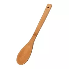 Cuchara Fina De Madera Bambu Para Cocina Cocinero 29,5cm