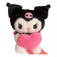 Llavero Peluche Chibi Kuromi Original Sanrio Love Kawaii