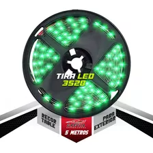 Tira Led Tunix La-frh5 3528 Verde 5m 12v