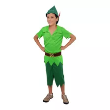 Fantasia Peter Pan Infantil - Duende Verde