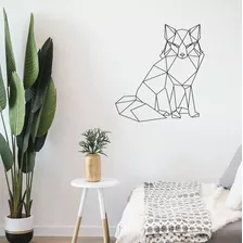 Adesivo Decorativos De Parede -raposa Geometric