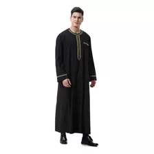 Homens Muçulmanos Islâmicos Jubba Thobe Kimono Long Robe Sau