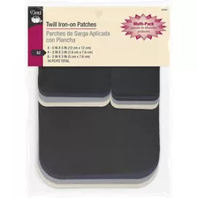 Dritz 55283 Patches, Iron-on, Twill, Assorted Sizes & Col...