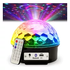 Bola Led Luces Audioritmica Dj Efectos Profesionales Media Esfera Alta Potencia Y Alcance