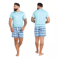 Pijama Masculino Adulto De Verao Descolado E Confortavel