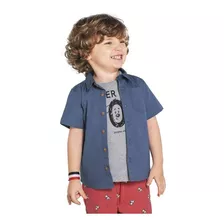 Camisa Social Infantil Nº 4 Ao 10 Excelente Qualidade