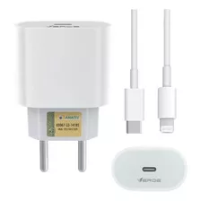 Fonte Carregador Tomada Tipo C 20w Para iPhone 11 12 13 Usbc