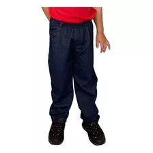 Kit 2 Calças Infantil Masculino Malha Jeans / Cotton Jeans 