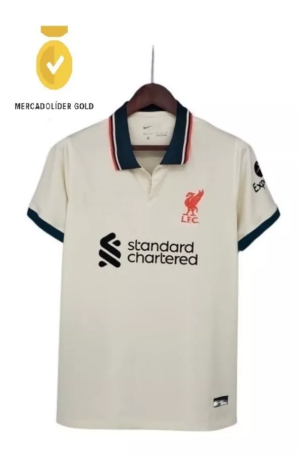 Camisa Polo Liverpool 21/22 Oficial Lançamento