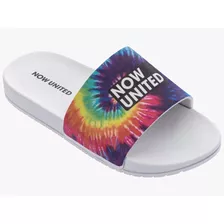 Chinelo Slide Grendene Now United Pop Colection Colorido