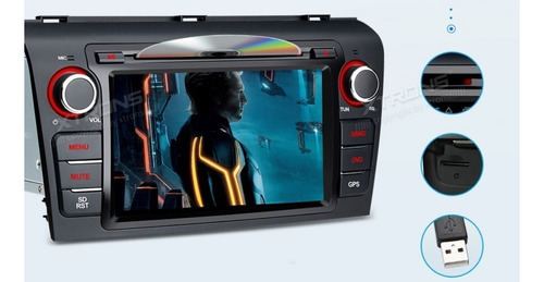 Mazda 3 2004-2009 Android 2k Wifi Dvd Gps Bluetooth Radio Foto 5