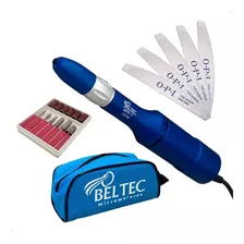 Beltec Lb 50 Micro Motor Podologia Manicure Kit Broca Bivolt
