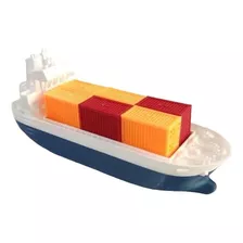 Barco Navio Com 12 Containers Brinquedo Impressora 3d