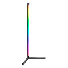 Luminária Led Chão Coluna De Canto Rgb Inteligente 90cm