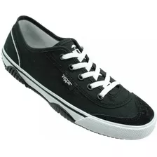 Tenis Topper Futsal New Casual Preto/laranja E Preto/branco