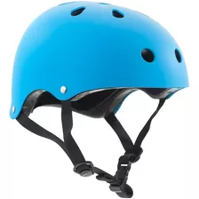 Casco Protección Certificado Patines Skate Scooter - Celeste