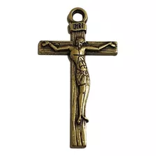 Acessórios P/montagem De Terços 20 Crucifixos Metal 4,5cm 
