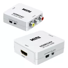 Convertidor Adaptador Hdmi A Rca/av Análogo Video