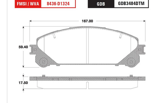 Jgo Balatas Delan Toyota Sienna 2012 3.5 Cermica Trw Foto 2